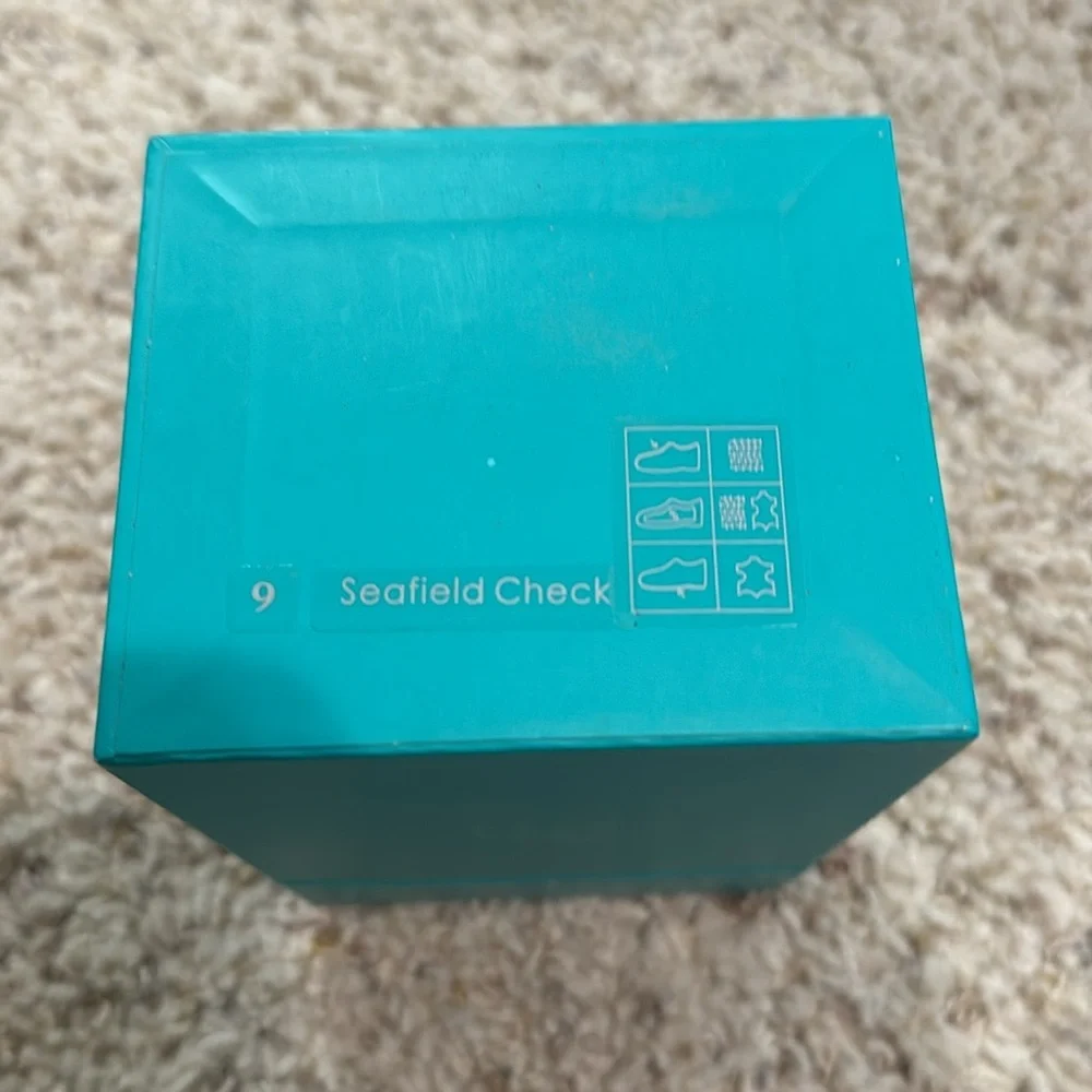 EUC Seafield Check Tieks - Size 9